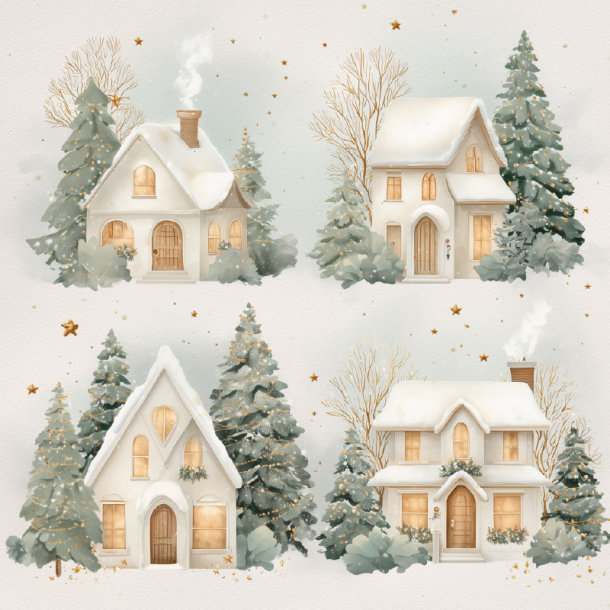 Gavlhusets Design - Blok 6'' - Juleminder