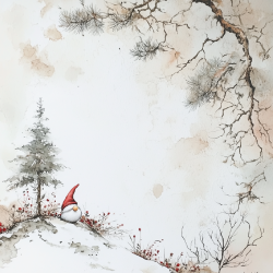 Gavlhusets Design - Blok 6'' - Julestemning