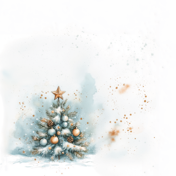 Gavlhusets Design - Blok 6'' - Jul i bl nuancer