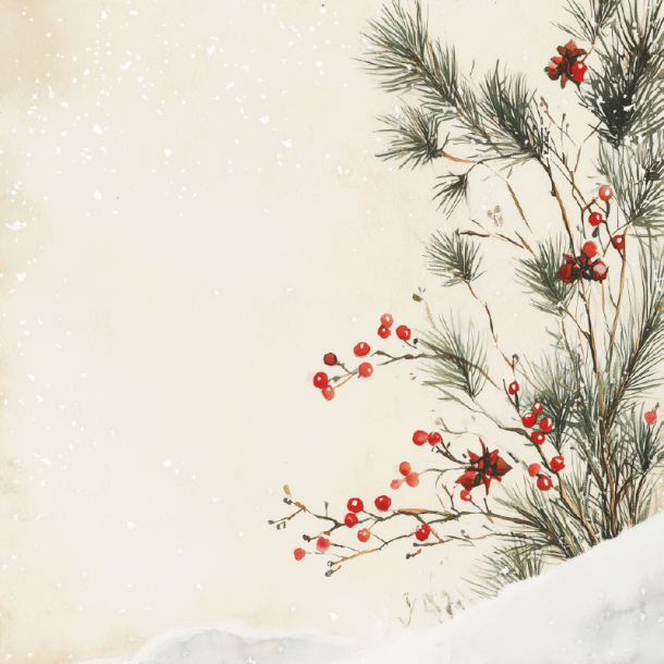 Gavlhusets Design - Blok 6'' - Jul og blomster