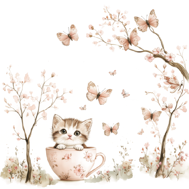 Gavlhusets Design - Blok 6'' - Sm nuttede dyr