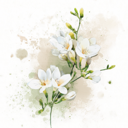 Gavlhusets Design - Blok 6'' - Sommerblomster