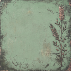 Gavlhusets Design - Blok 6'' - Rustik Tr Grn