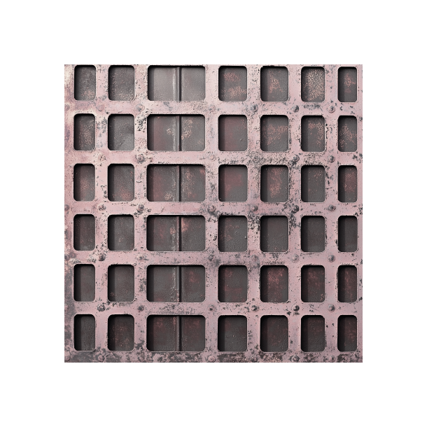 Gavlhusets Design - Blok 6'' - Rustik Metal Rosa