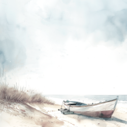 Gavlhusets Design - Blok 6'' - Strand