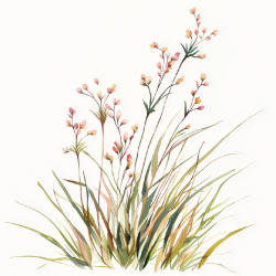 Gavlhusets Design - Blok 6'' - Blomster