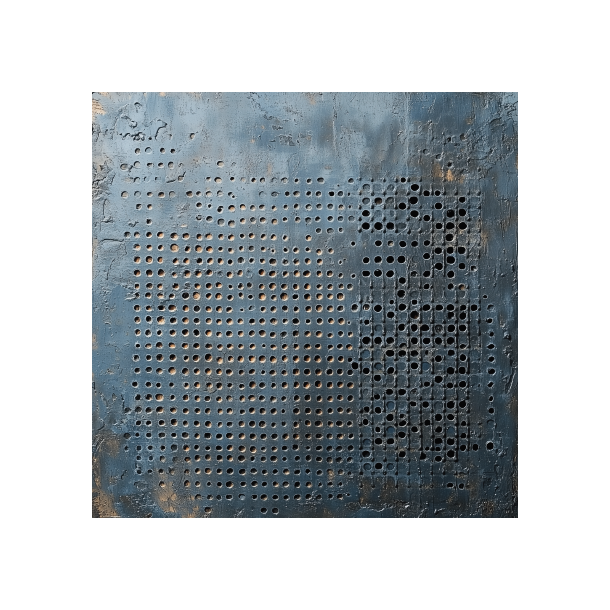 Gavlhusets Design - Blok 6'' - Rustik Metal Bl