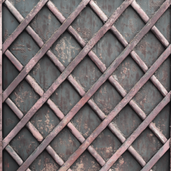 Gavlhusets Design - Blok 6'' - Rustik Metal Rosa