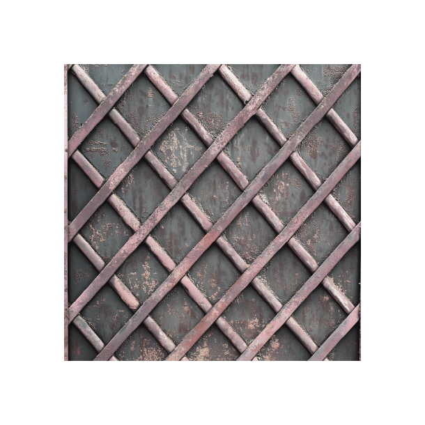 Gavlhusets Design - Blok 6'' - Rustik Metal Rosa