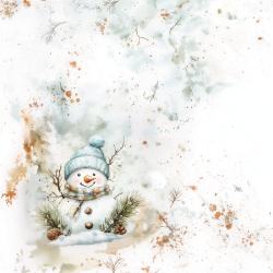 Gavlhusets Design - Blok 6'' - Jul i bl nuancer