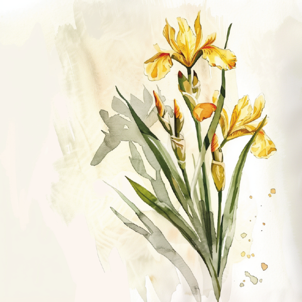 Gavlhusets Design - Blok 6'' - Sommerblomster