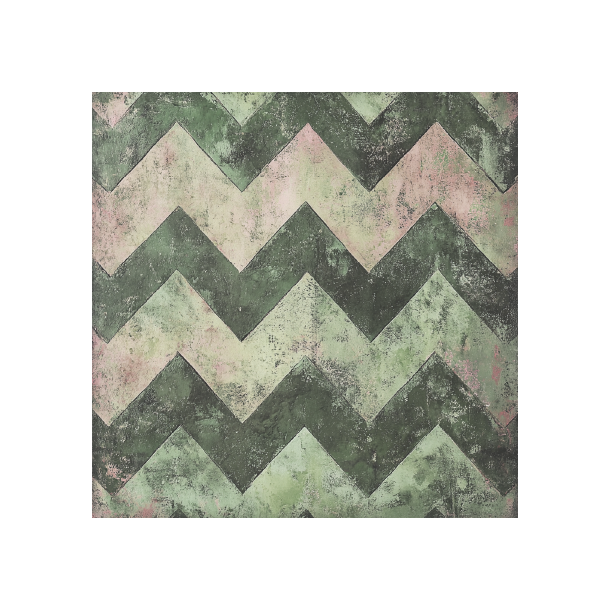 Gavlhusets Design - Blok 6'' - Rustik Tr Grn