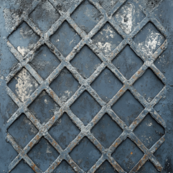 Gavlhusets Design - Blok 6'' - Rustik Metal Bl