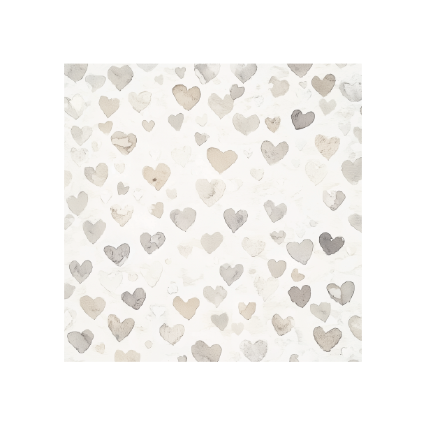 Gavlhusets Design - Blok 6'' - Hvid og sand