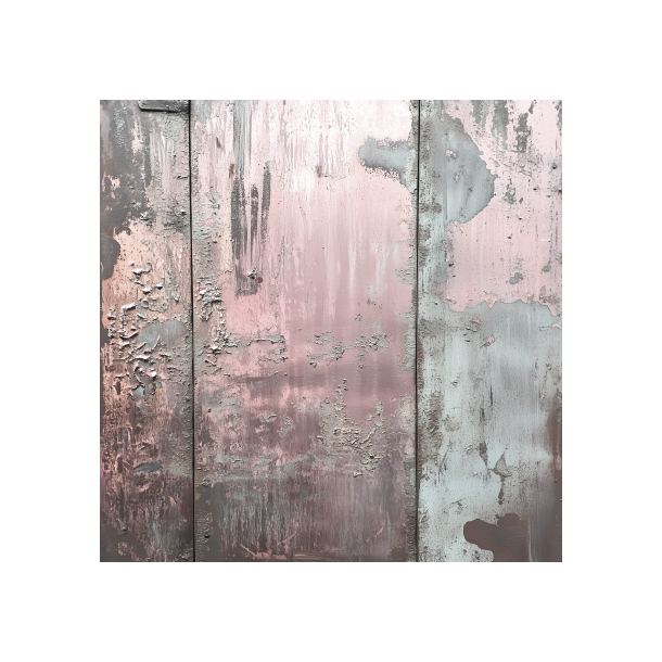 Gavlhusets Design - Blok 6'' - Rustik Metal Rosa