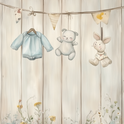 Gavlhusets Design - Blok 6'' - Baby drenge