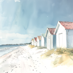 Gavlhusets Design - Blok 6'' - Strand