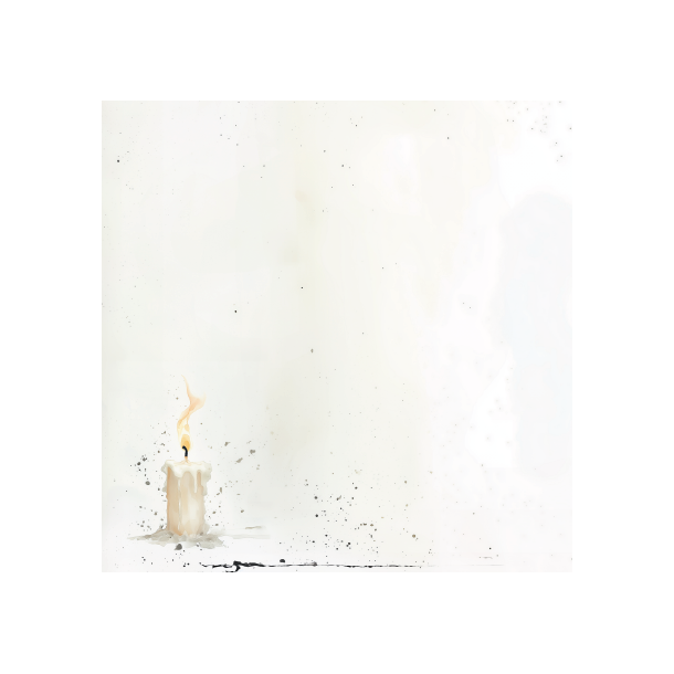 Gavlhusets Design - Blok 6'' - Hvid og sand