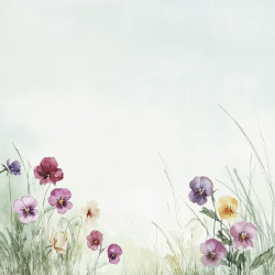 Gavlhusets Design - Blok 6'' - Blomster