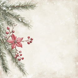 Gavlhusets Design - Blok 6'' - Jul og blomster