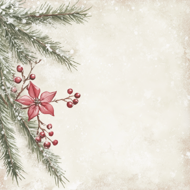 Gavlhusets Design - Blok 6'' - Jul og blomster