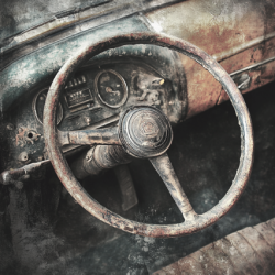 Gavlhusets Design - Blok 6'' - Biler og rust