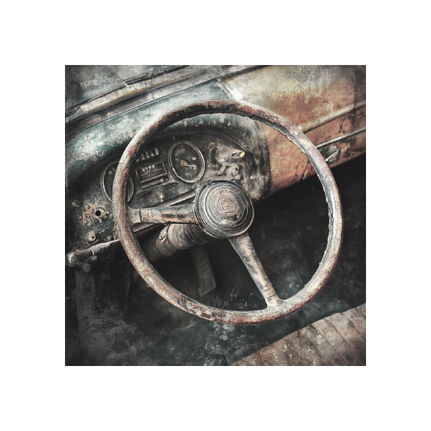 Gavlhusets Design - Blok 6'' - Biler og rust