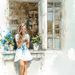 Gavlhusets Design - Blok 6'' - Konfirmation - Piger