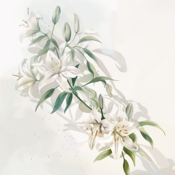 Gavlhusets Design - Blok 6'' - Sommerblomster