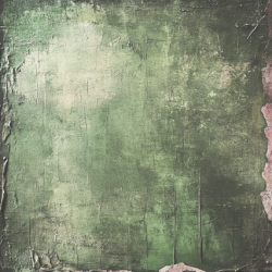 Gavlhusets Design - Blok 6'' - Rustik Tr Grn