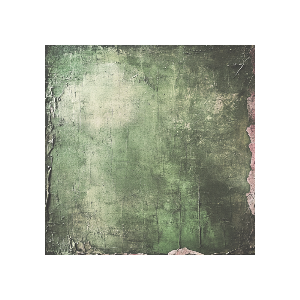 Gavlhusets Design - Blok 6'' - Rustik Tr Grn