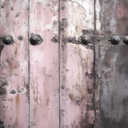 Gavlhusets Design - Blok 6'' - Rustik Metal Rosa