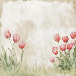 Gavlhusets Design - Blok 6'' - Blomster