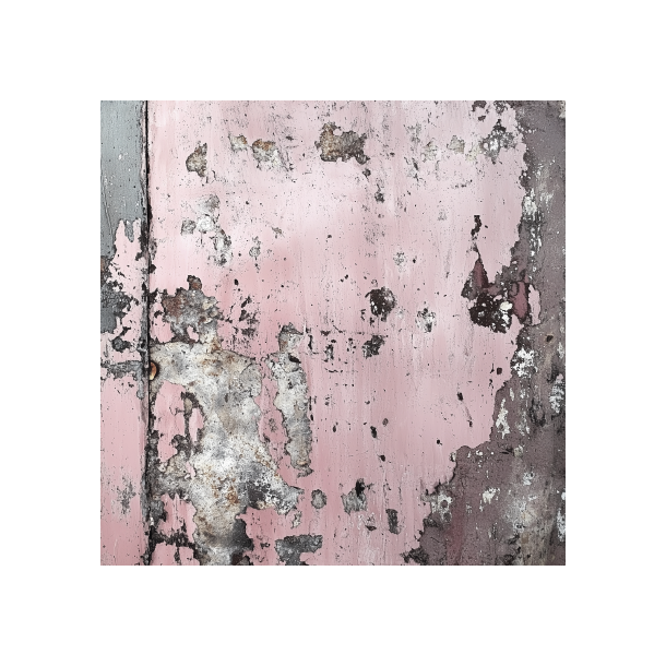 Gavlhusets Design - Blok 6'' - Rustik Metal Rosa