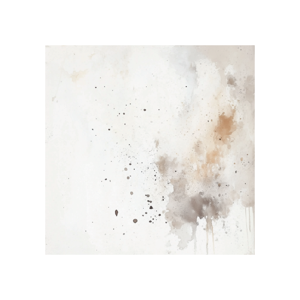 Gavlhusets Design - Blok 6'' - Hvid og sand