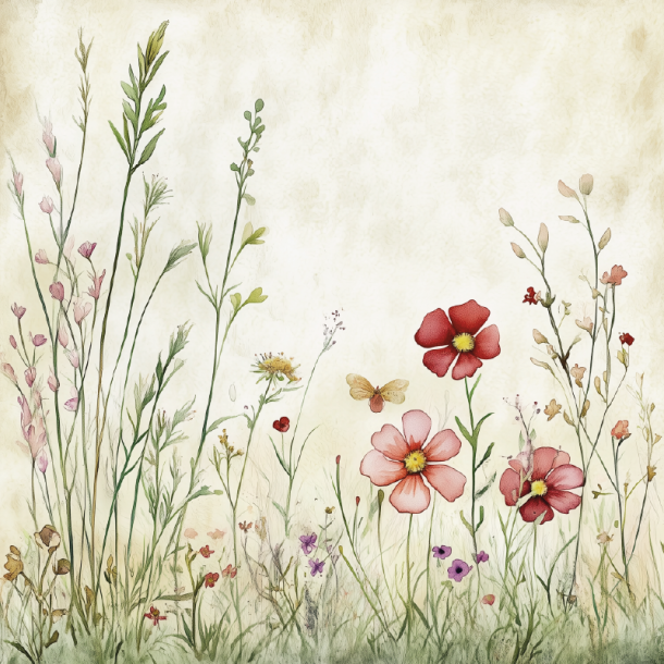 Gavlhusets Design - Blok 6'' - Blomster