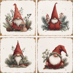 Gavlhusets Design - Blok 6'' - Julemnstre