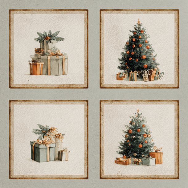 Gavlhusets Design - Blok 6'' - Juleminder