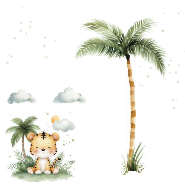 Gavlhusets Design - Blok 6'' - Sm nuttede dyr