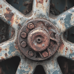 Gavlhusets Design - Blok 6'' - Biler og rust