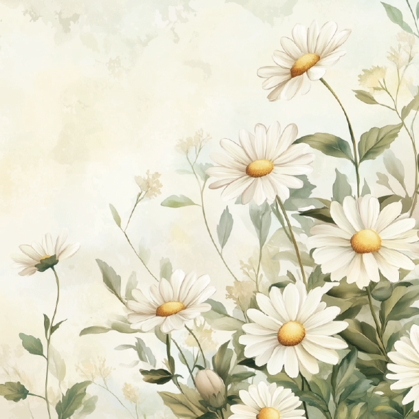 Gavlhusets Design - Blok 6'' - Sommerblomster