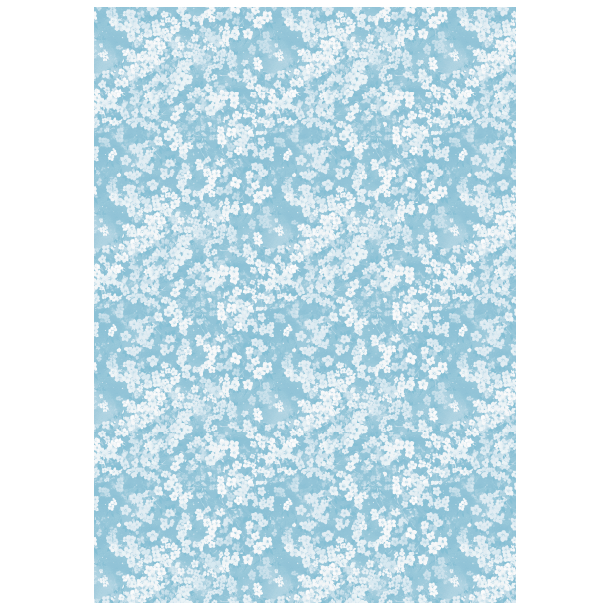 Gavlhusets Design - Blok A5 - Blomstereng - Pastel