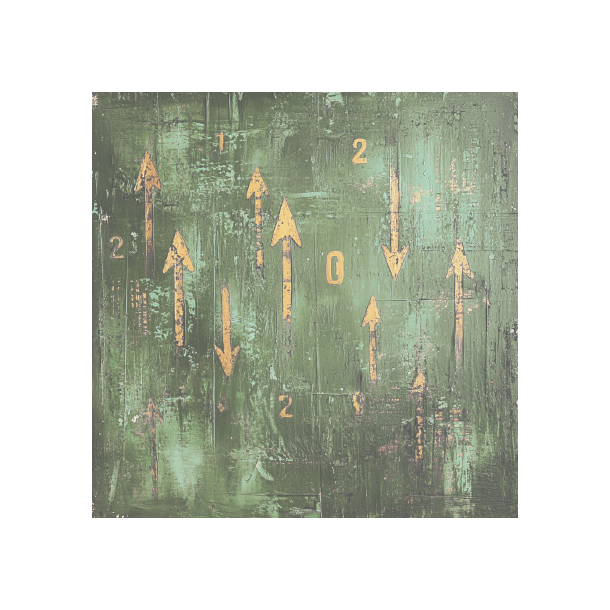 Gavlhusets Design - Blok 6'' - Rustik Tr Grn