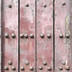 Gavlhusets Design - Blok 6'' - Rustik Metal Rosa