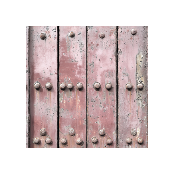 Gavlhusets Design - Blok 6'' - Rustik Metal Rosa