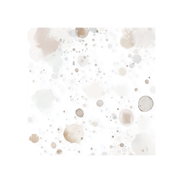 Gavlhusets Design - Blok 6'' - Hvid og sand