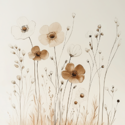 Gavlhusets Design - Blok 6'' - Blomster