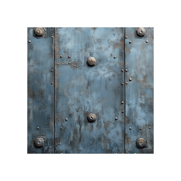 Gavlhusets Design - Blok 6'' - Rustik Metal Bl