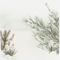 Gavlhusets Design - Blok 6'' - Jul og blomster