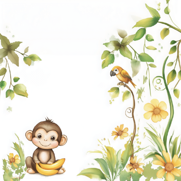 Gavlhusets Design - Blok 6'' - Sm nuttede dyr